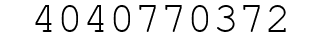 Number 4040770372.