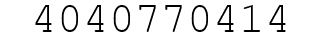 Number 4040770414.
