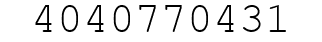 Number 4040770431.