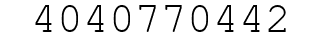 Number 4040770442.