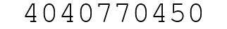 Number 4040770450.