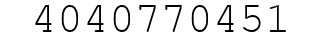 Number 4040770451.