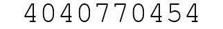 Number 4040770454.