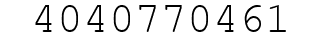 Number 4040770461.