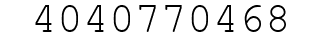 Number 4040770468.