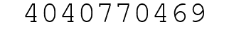 Number 4040770469.