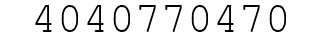 Number 4040770470.