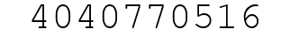 Number 4040770516.