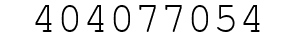 Number 404077054.