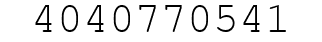 Number 4040770541.