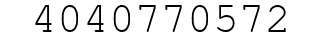 Number 4040770572.