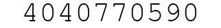 Number 4040770590.
