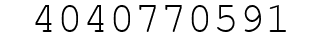 Number 4040770591.