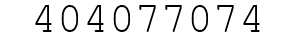 Number 404077074.