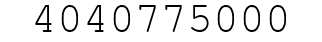 Number 4040775000.