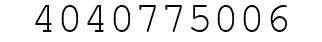 Number 4040775006.