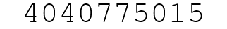Number 4040775015.