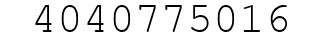 Number 4040775016.