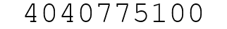 Number 4040775100.