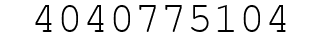Number 4040775104.
