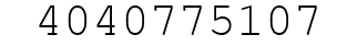 Number 4040775107.