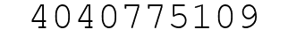 Number 4040775109.