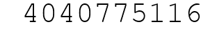 Number 4040775116.