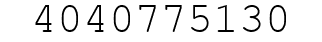 Number 4040775130.