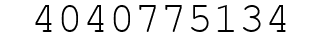 Number 4040775134.