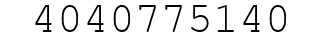 Number 4040775140.