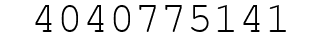 Number 4040775141.