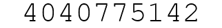 Number 4040775142.