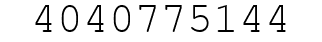 Number 4040775144.