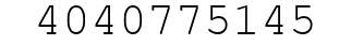 Number 4040775145.