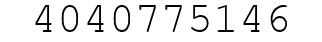 Number 4040775146.