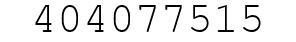 Number 404077515.