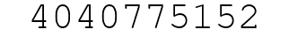 Number 4040775152.