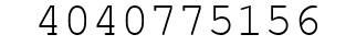Number 4040775156.