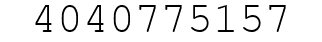 Number 4040775157.