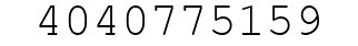 Number 4040775159.