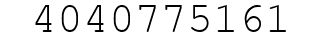 Number 4040775161.