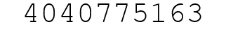 Number 4040775163.