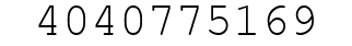 Number 4040775169.