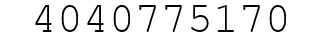 Number 4040775170.