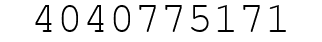 Number 4040775171.