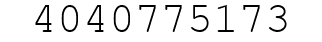 Number 4040775173.