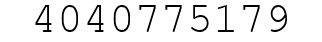 Number 4040775179.