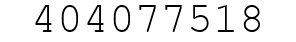 Number 404077518.