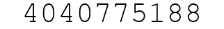 Number 4040775188.
