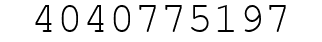Number 4040775197.